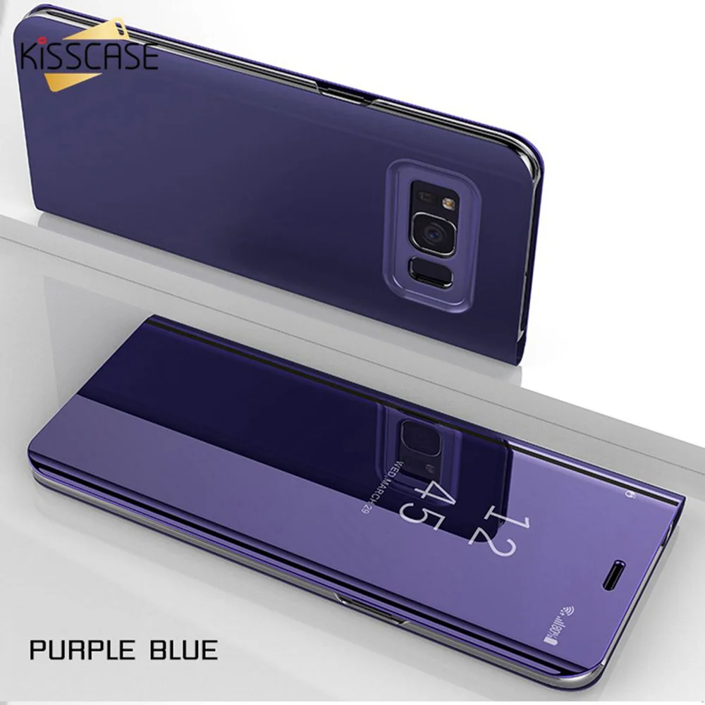 

KISSCASE Mirror Flip Stand Case For Xiaomi Redmi 4A Note 4 4X 6 5A 5 Plus Phone Case For Xiaomi Mi 6X 6 8 SE A1 Note 3 Cover Cas