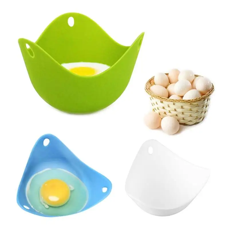 Безопасный силикон яйцо-пашот яйцо чашки котел посуда микроволновая печь для приготовления яиц