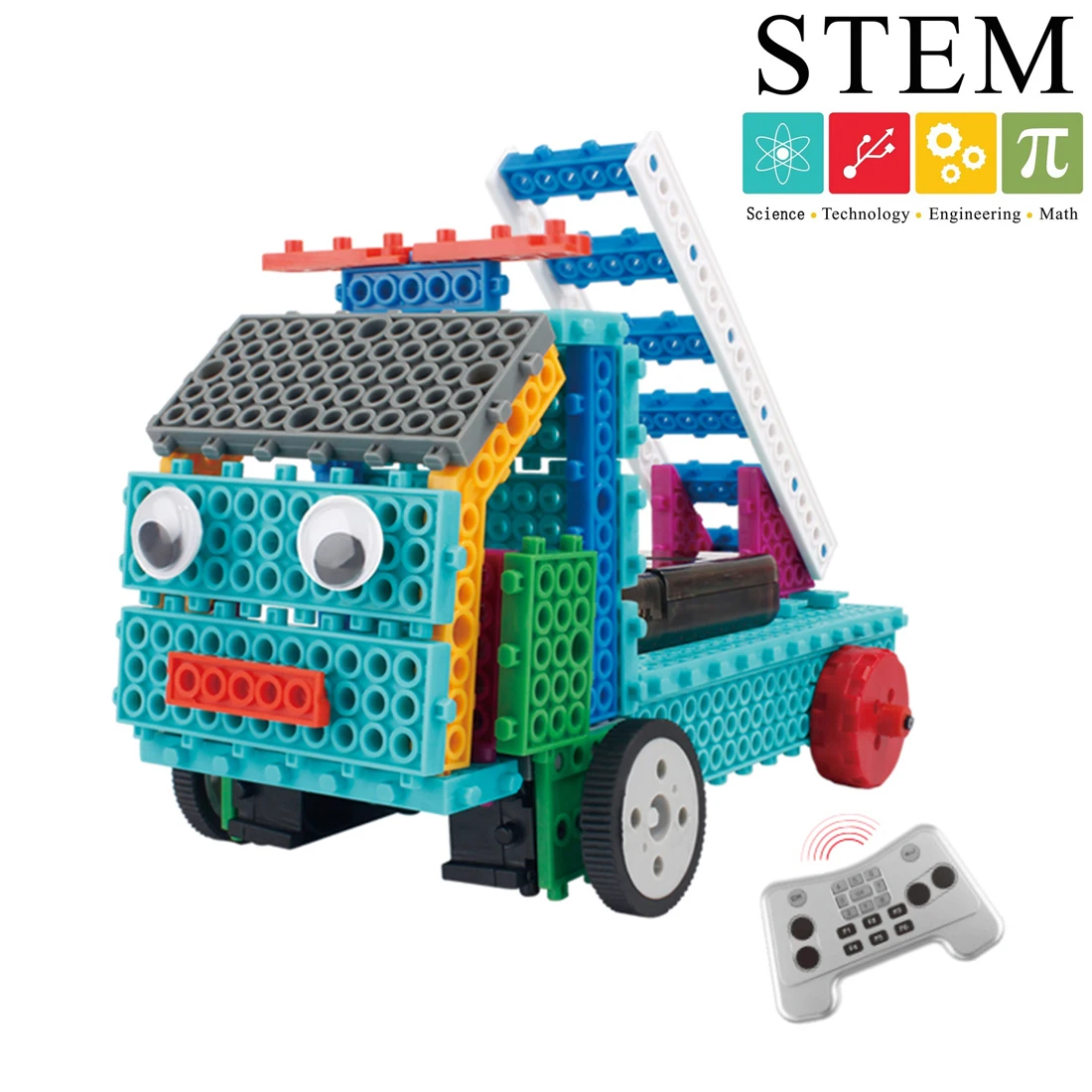 

170Pcs 4-in-1 4CH Changeable RC Locomotive Trolley Shape Assembly Steam Building Block Creative DIY Science Educational Toy