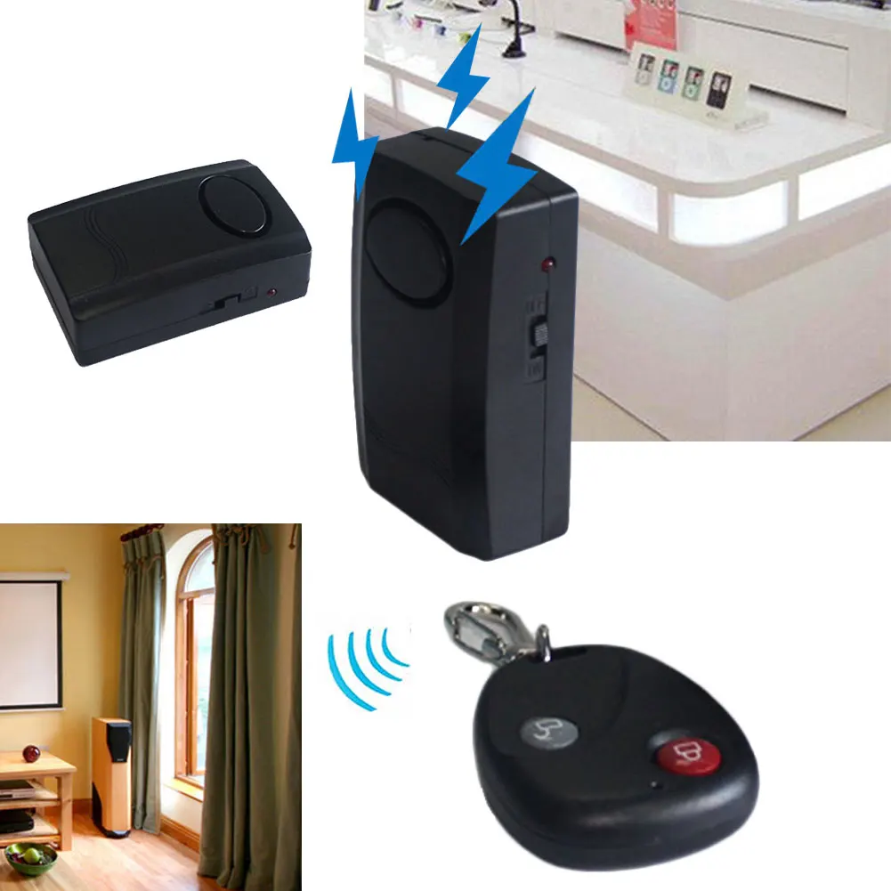 

Motorcycle Scooter Anti-theft Security Alarm with Remote Control Keychain Door Window Immobiliser Alarm