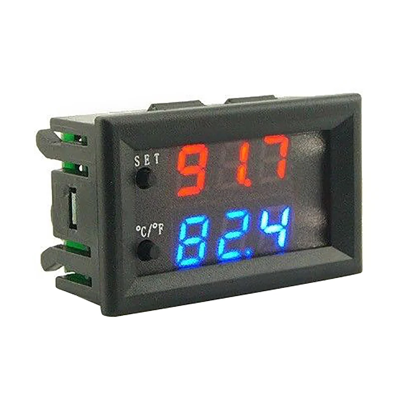 

Dc 12V Led Digital Thermostat Temperature Controller Temp Sensor Control W2809