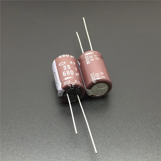 10 Uds 680uF 35V NIPPON NCC KY serie 12,5x20mm de baja impedancia larga vida 35V680uF condensador electrolítico de aluminio 10 Uds 680uF 35V NIPPON NCC KY serie 12,5x20mm de baja impedancia larga vida 35V680uF condensador electrolítico de aluminio