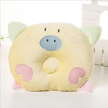 

New Baby girl boy kids Toddler Pillow Prevent Flat Head Memory Foam Velvet Geometry Cushion Sleeping Support Pillows one pieces