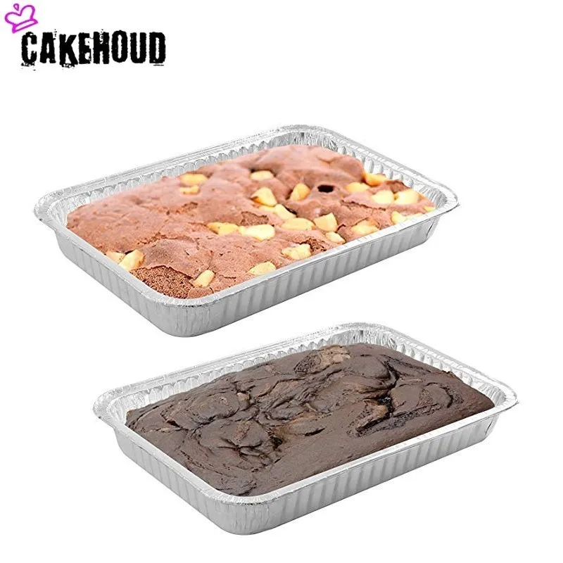 CAKEHOUD 10 шт. одноразовые жестяные Фольга с крышкой по супер цене Портативный Еда