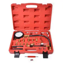 Best Quality 12V Copper TU-114 Fuel Injector Injection Pump Pressure Tester Gauge Kit Car Tools Fuel Testing Diagnostic carTools erikc injector piezo fuel injection diagnostic tools high precision cr tester e1024008 nozzle pop pressure reducing valve tester