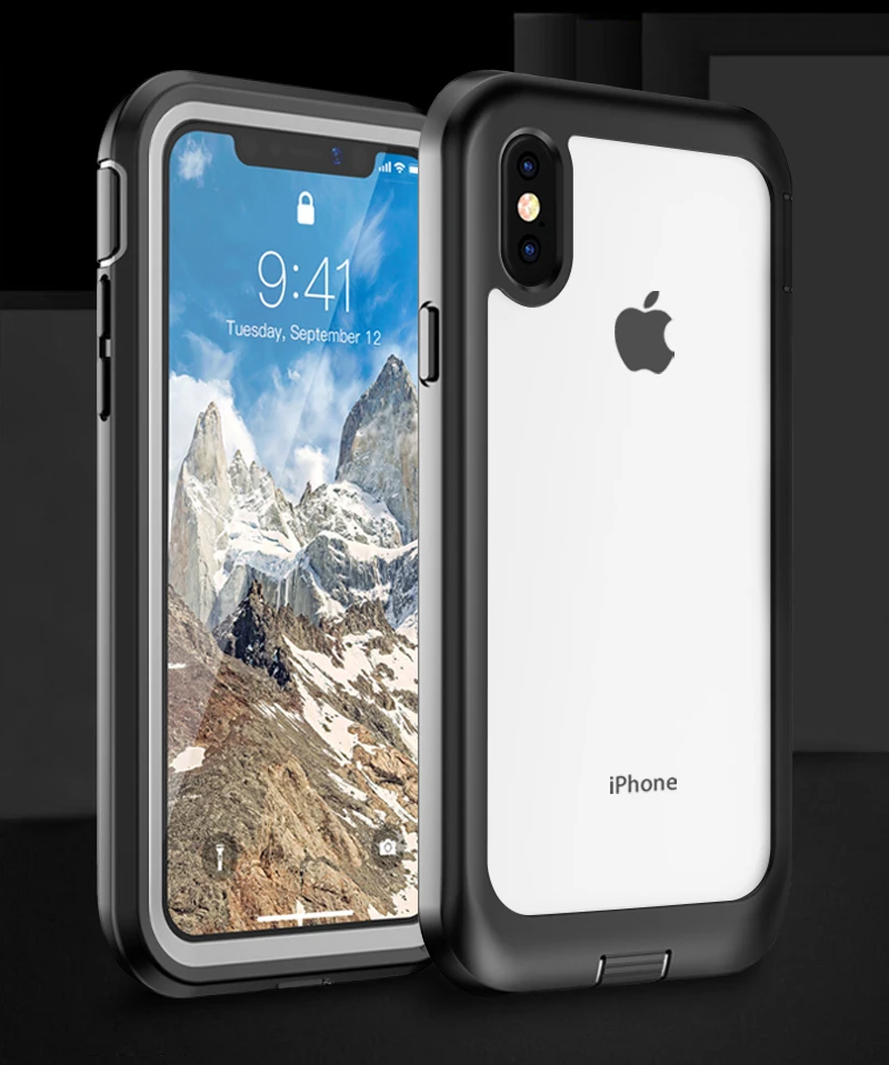 10 шт. грязеотталкивающие противоударные чехлы из ТПУ для iPhone 7 8 Plus X XS XR Max