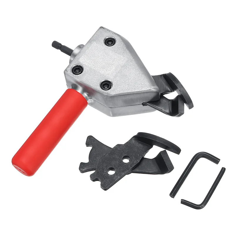 

New Dicing Saw Cutting Tool with Kits Nibble Metal Cutting Sheet Nibbler Saw Cutter Tool Drill Attachment Cutting Tool Accs