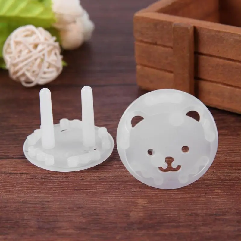 

10pcs/Set Bear Power Socket Electrical Outlet Cover Protection Children Baby Safety Anti Electric Shock Plugs Protector Cover