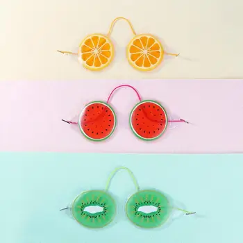 

1pc Fruit Shape Gel Ice Eye Masks Ice Goggles Remove Dark Circles Relieve Eye Fatigue Eye Patch Relief Cooling Eye Care Relax
