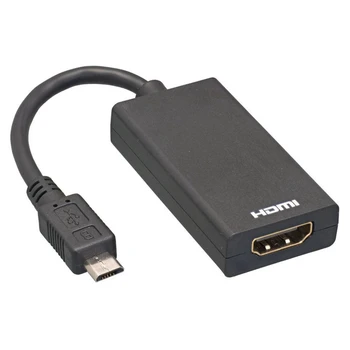 

Micro-USB To HDMI Adapter For TV Monitor 1080P HD Audio Cable And HDMI Video Converter For Samsung HUAWEI HTC MHL device
