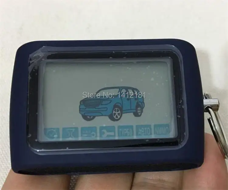 

Russian Version D94 LCD Remote Controller Key Fob for Two Way Car Burglar Alarm System Twage Starline D94