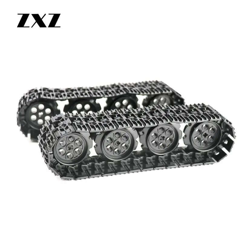 

MOC Building Blocks Brick Technic Parts Caterpillar Track Tank Wheel Toys for Boy Compatible With Legoes Technic 88323 57519