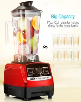 

220V/110V 2L BPA FREE commercial grade home professional smoothies power blender food mixer juicer food fruit processor