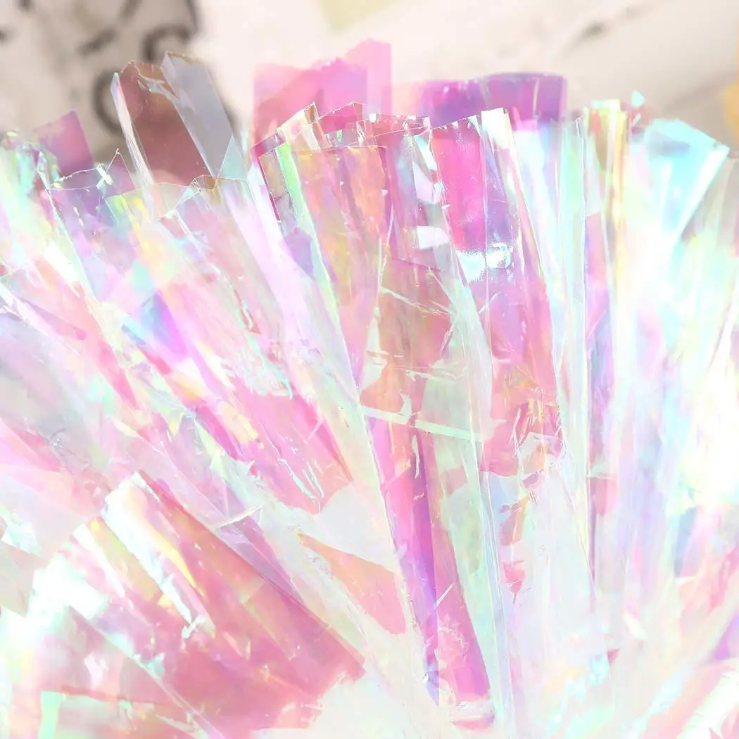 قوس قزح الخيال التشجيع كرة زهرية الملونة الرقص الأداء PropsMulticolor 30 سنتيمتر الرياضية مباريات الخ 1