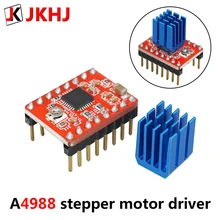 3D Printer Board Parts A4988 Stepper Motor Driver With Heat sink Carrier Reprap RAMPS 1.4 1.5 1.6 MKS GEN V1.4 board StepStick цена 3D Printer Board Parts A4988 Stepper Motor Driver With Heat sink Carrier Reprap RAMPS 1.4 1.5 1.6 MKS GEN V1.4 board StepStick цены онлайн
