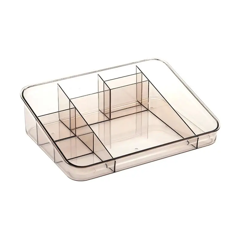  Makeup Storage Box Transparent Desktop Cosmetics Organizer Display Stand for Pressed Powder Blusher