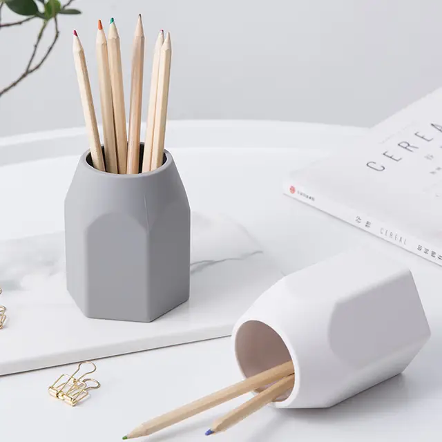 Silicone Pencils Home Office Organizer Box Tube Holder Chopsticks