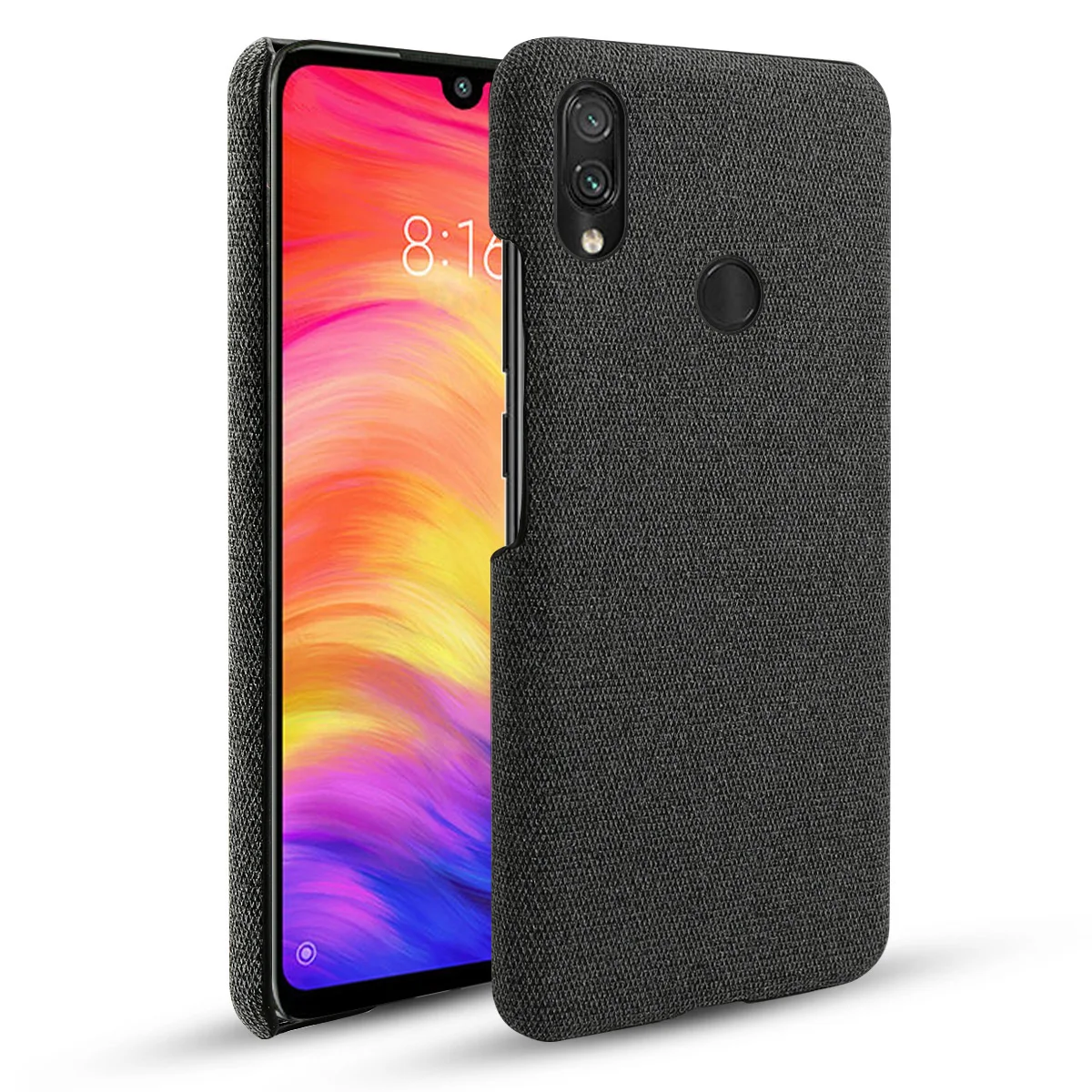 

For Xiaomi Redmi Note 7 Case Ultra Thin Hard PC Felt Woven Fabric Cloth Shockproof Fundas For Xiaomi Mi 9 SE Pocophone F1 Case