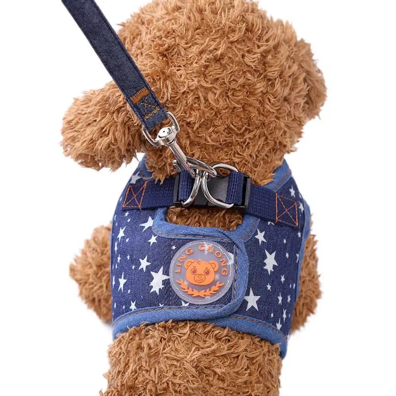 Universal Pet Harness Dog Jeans Traction Rope Leash Cat Traction Set For Cats & Dogs