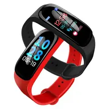 New M5 Smart Bracelet Upgrade Sports Bracelet ECG Heart Rate Blood Pressure Monitoring Call Reminder Waterproof Wristband