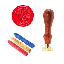 Подпись индивидуальная восковая печать штамп кои рыба