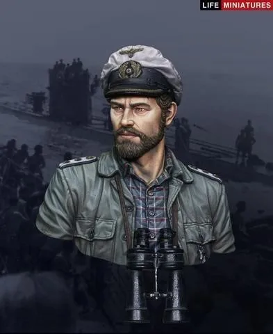 Набор фигурок из смолы 1/10 Sea Wolf' WW2 немецкий комплект для гаража U boat Commander|Игровые