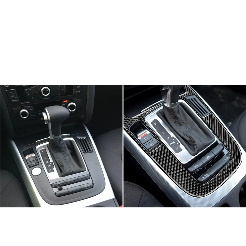 

Automotive Styling Carbon Fiber Luxury Durable Decorative Gear Shift Panel Decal Car Sticker for Audi Q5 A5 A4L 2009-2018