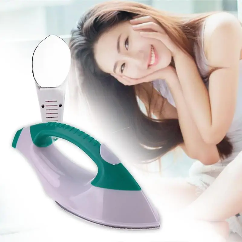 Мини Электрический паровой утюг портативное пылезащитное зеркало ручной Flatiron