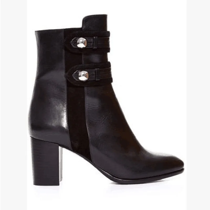 Cheville Haute Top As Hiver Automne Showed Épais Bottes Paillettes Color Glissement Militaire Chevalier Style Nouvelle as Color High À Talons Arrivée 2016 Femmes Décoré qCOvnwC6F