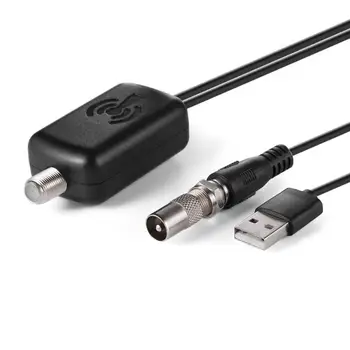 

High Gain Low Noise HDTV TV Antenna Amplifier Signal Booster Antenna Adapter Signal Capture Cable Signal Amplifie Antenna