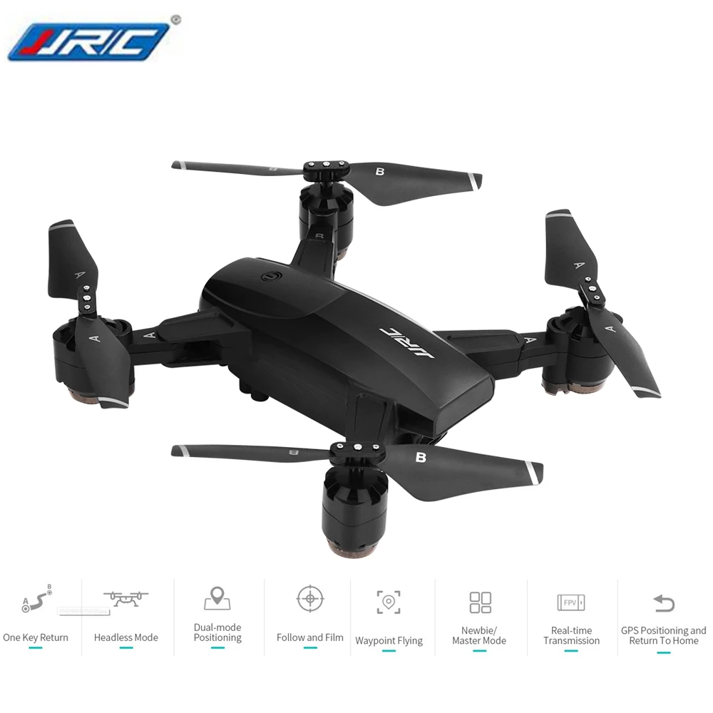 

JJRC H78G 5G WiFi FPV GPS RC Drone - RTF Dual Mode Positioning Waypoint Headless One Key Return Quadcopter Smart Remote Control