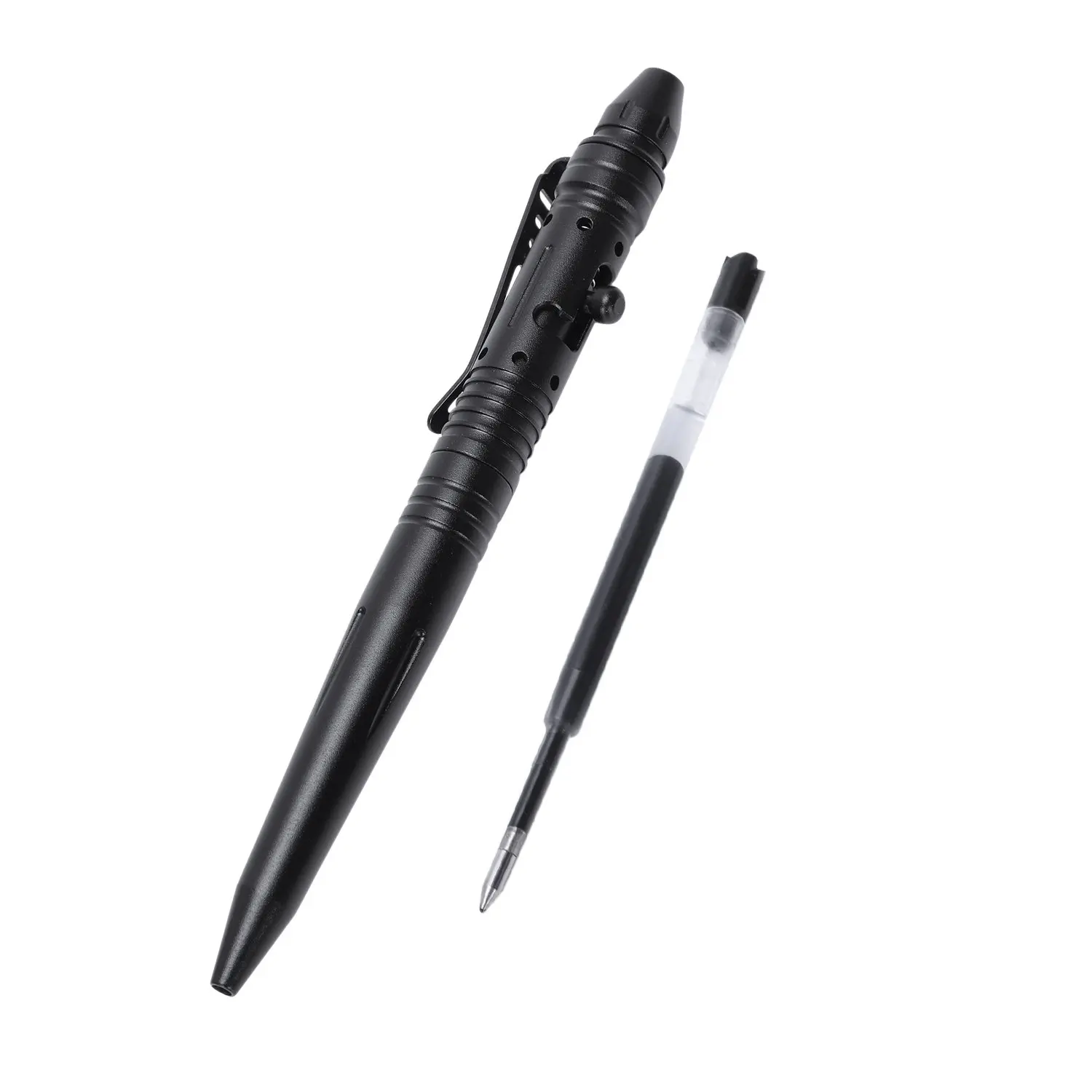 

ELOS-Multi-Function Pen Self Defense Glass Breaker Outdoor Edc Pen Tool Tungsten Steel Head Bolt Switch