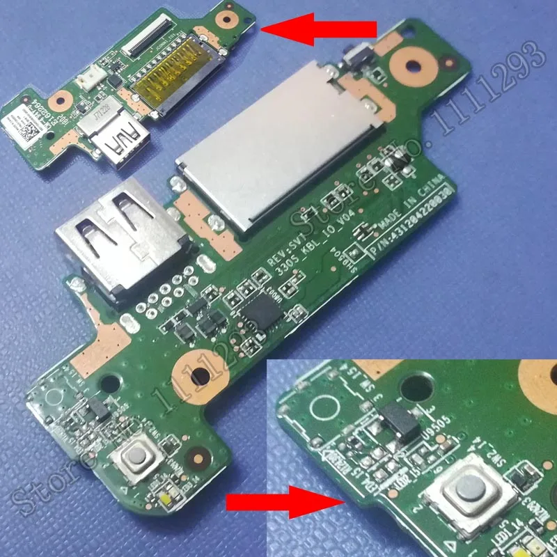 

1pcs/lot 3.0 USB Port Switch board for Lenovo Ideapad 330S FRU3112042024