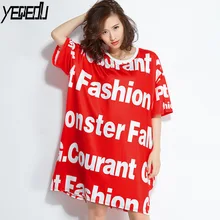 1614 модная футболка с буквенным принтом женская тонкая красная/черная уличная одежда больших размеров в стиле хип-хоп Harajuku Tide женская футболка