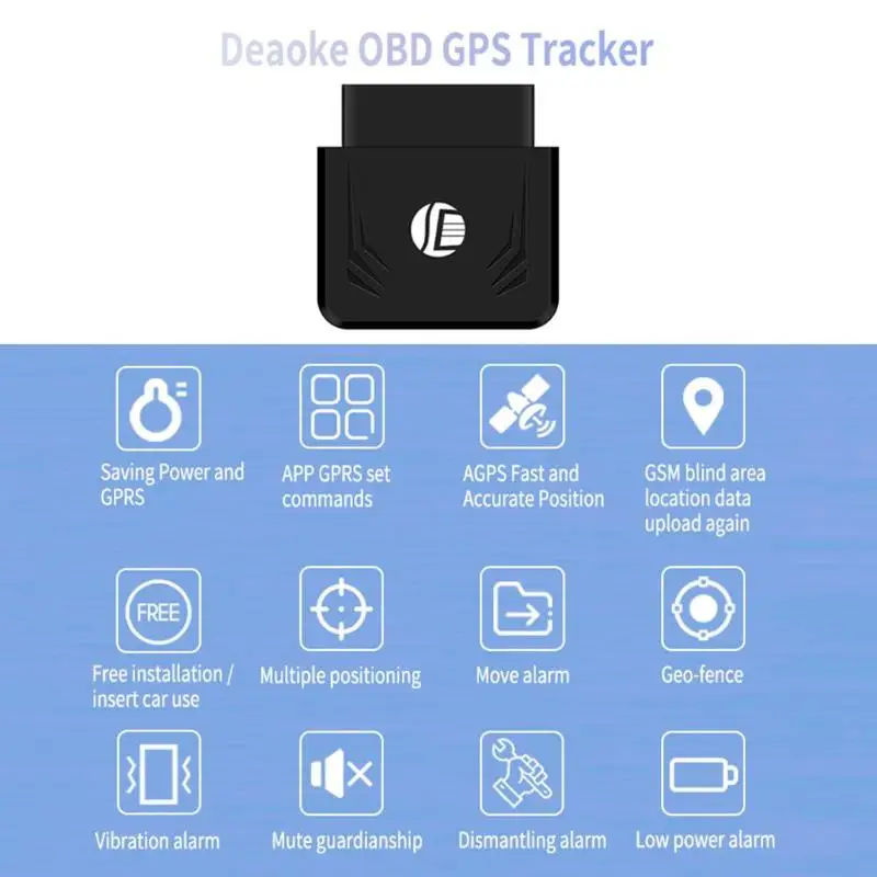 TK306 OBD gps трекер автомобиль GSM устройства слежения OBD2 16Pin Интерфейс реального