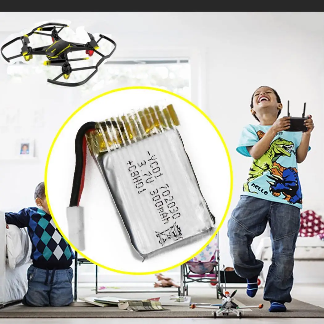 Аккумуляторная батарея 3 7 V 300 mAh с низким импедансом для GW66 да как изображение Drone