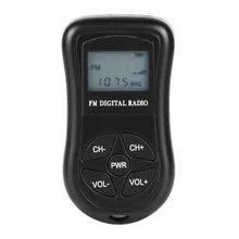Мини FM стерео радио KDKA-600 портативный цифровой приемник DSP w/1,15 дюймов ЖК-дисплей экран шнурок 60-108 МГц частота приема