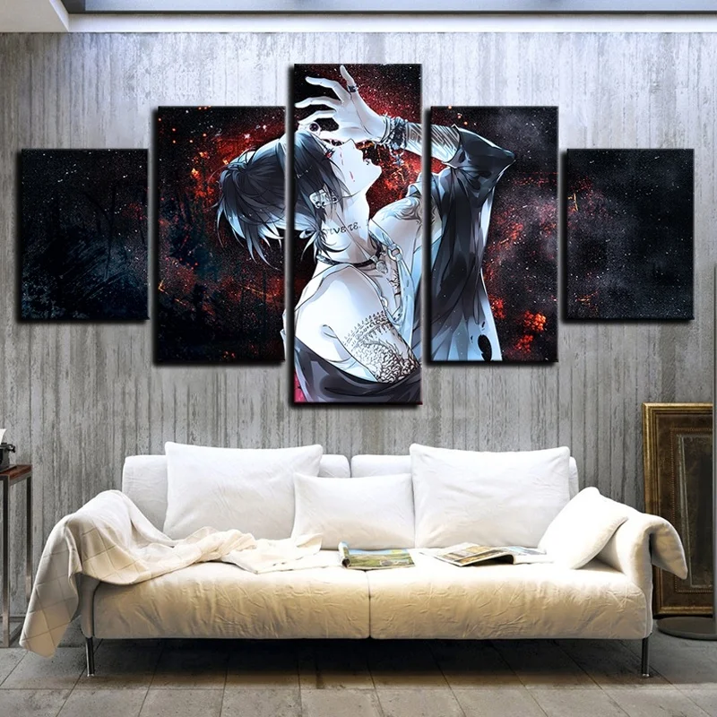 

High Quality HD Picture Tokyo Ghoul Anime Wall Painting for Room Decor