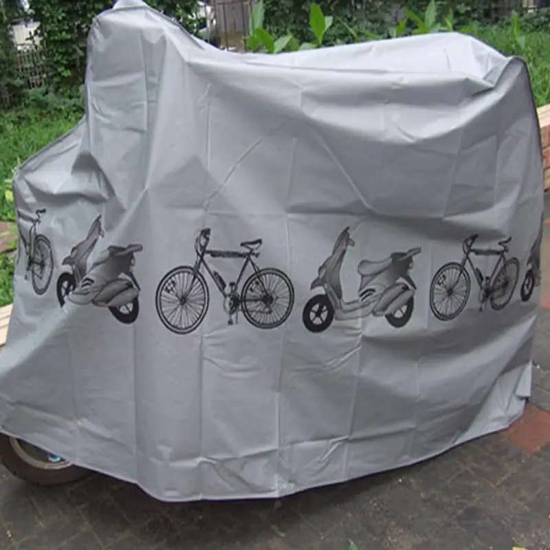 

Motorcycle Rain Dust Cover Motorbike Bike Waterproof Polyester Scooter Outdoor Protector Cover Moto Mountain Bicycle Accessories