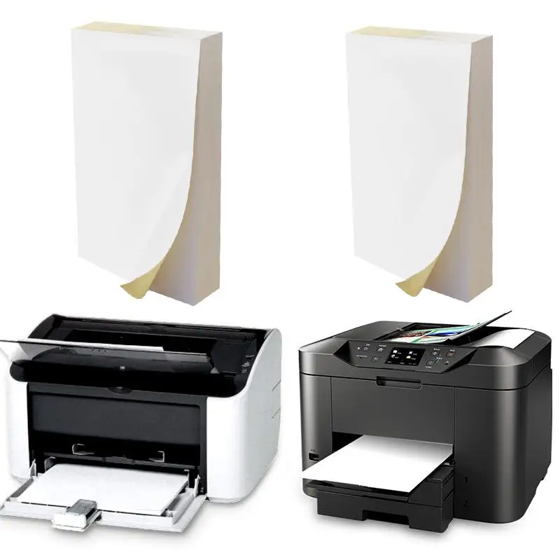 A4 Auto adhesivo de impresión de etiqueta engomada de papel para inyección de tinta de impresora láser 100 piezas para oficina supermercado Hospital escuela papelería A4 Auto adhesivo de impresión de etiqueta engomada de papel para inyección de tinta de impresora láser 100 piezas para oficina supermercado Hospital escuela papelería