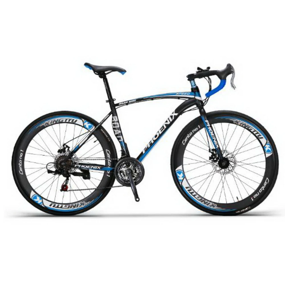 

tb808/Disc brake road bike / spokes wheel / road car 21 speed bend the car sports car/Aluminum alloy foot pedal