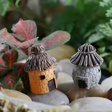 1 шт. банда орнамент Мини DIY Смола Фея Сад ремесло пейзаж украшение дома модель горшок для растений для дома сад