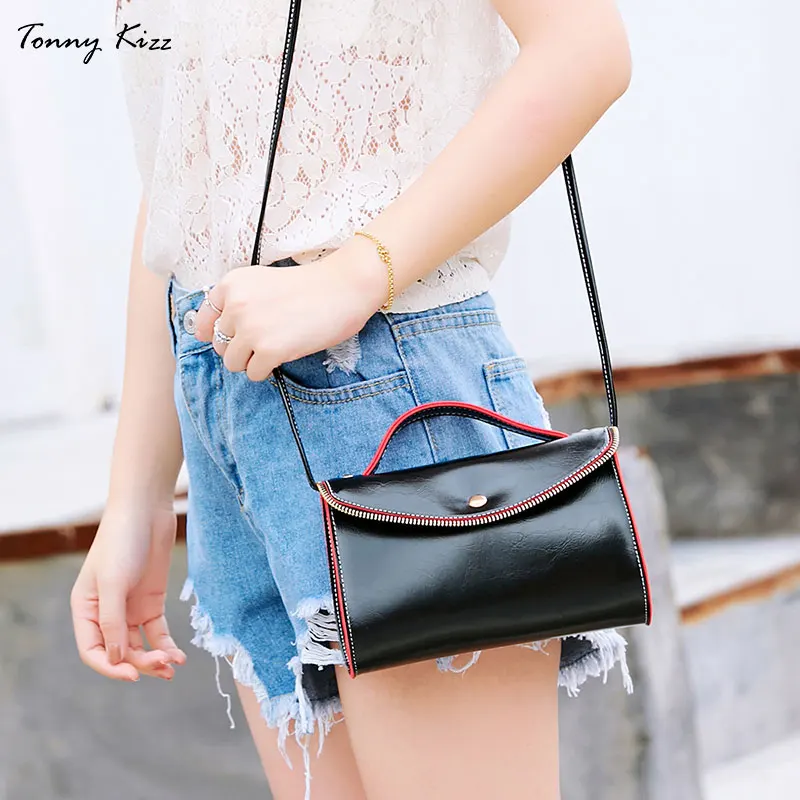Тонни Kizz crossbody сумки для женщин черный сумка мягкая искусственная кожа дамы