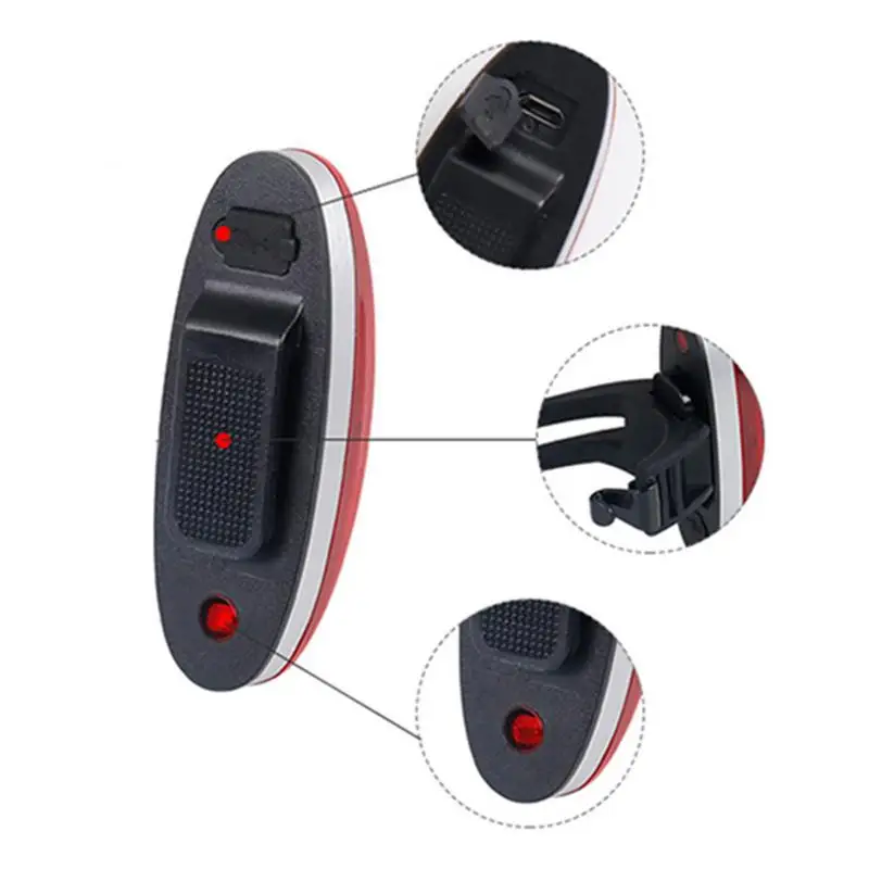 Clearance Smart Sensor Brake Light USB Rechargeable Bicycle Rear Light COB LED  Taillight Waterproof MTB Road Bike Tail Light Back Lamp 1