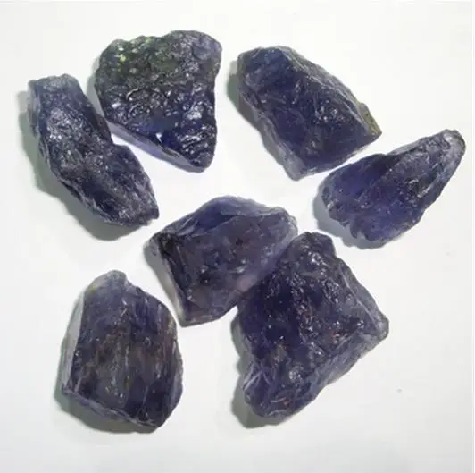 

100g Top Quality natural raw rough iolite crystal water sapphire cordierite mineral RoughGemstone Rock Specimens Wholesale