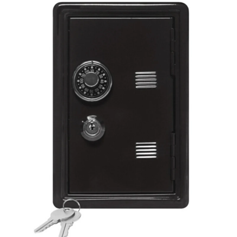 

Mini Fashion Security Safe Box Money Coins Bank Cosmetic Jewelry Storage Case 11.5*9.5*17.5cm