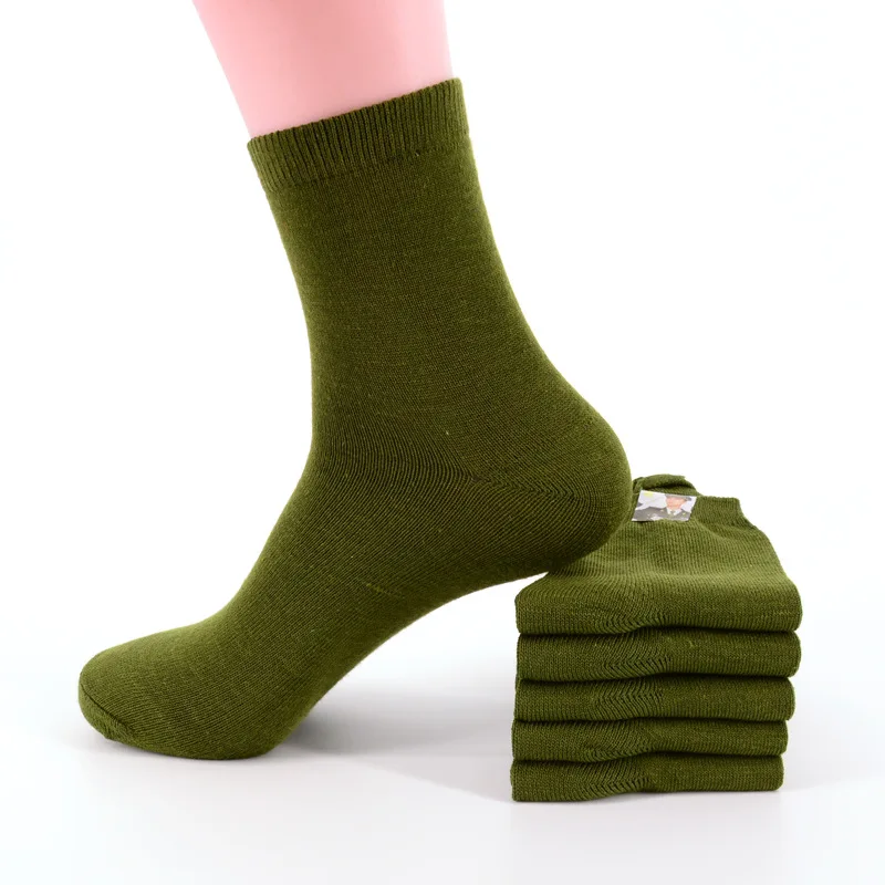 10 пар/партия мужские носки осень-зима мужские носки термокомпрессионные в трубке хлопковые носки мужские носки повседневные мужские носки