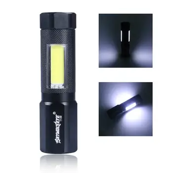 

Mini Tactical Super Bright LED Flashlight with Adjustable Focus 18650 Rechargeable Power Emergency Work Night Light
