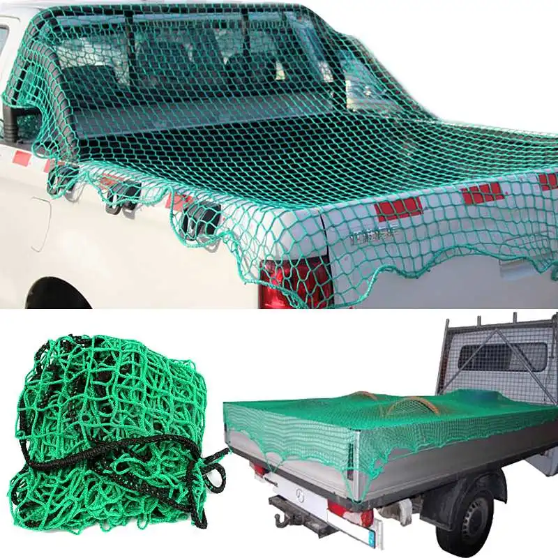

Mesh Cargo Net Strong Heavy Cargo Net Pickup Truck Trailer Dumpster Extend Mesh Covers Roof Luggage Nets