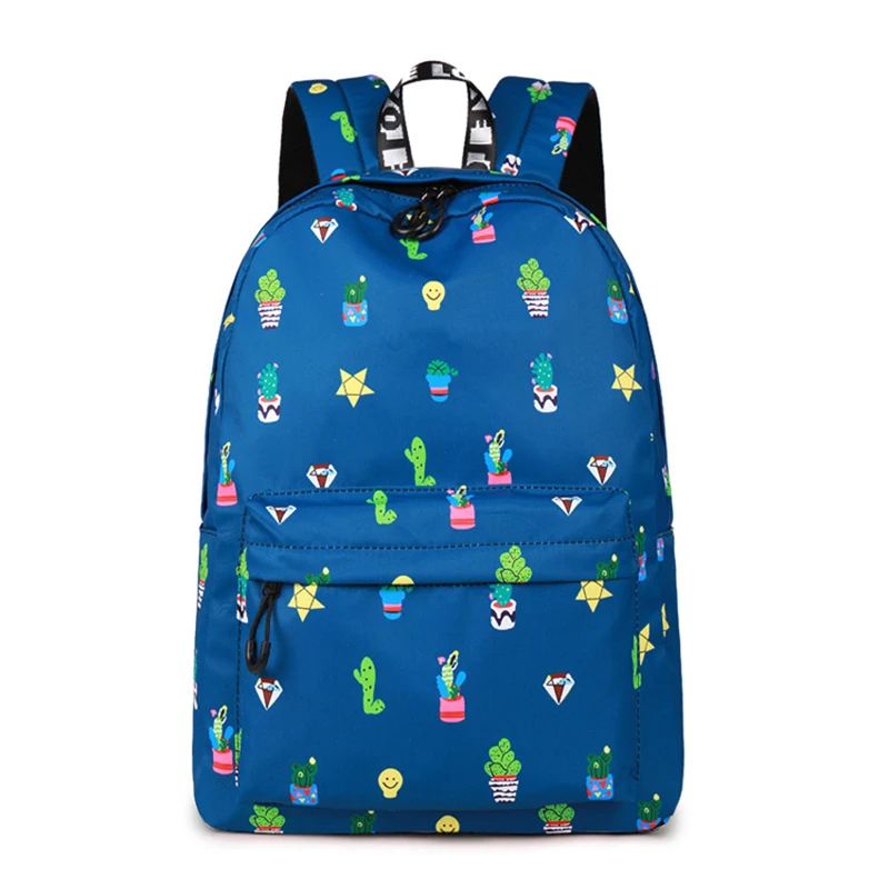 Yong Women Multifunction Backpack Waterproof Double Zippers School